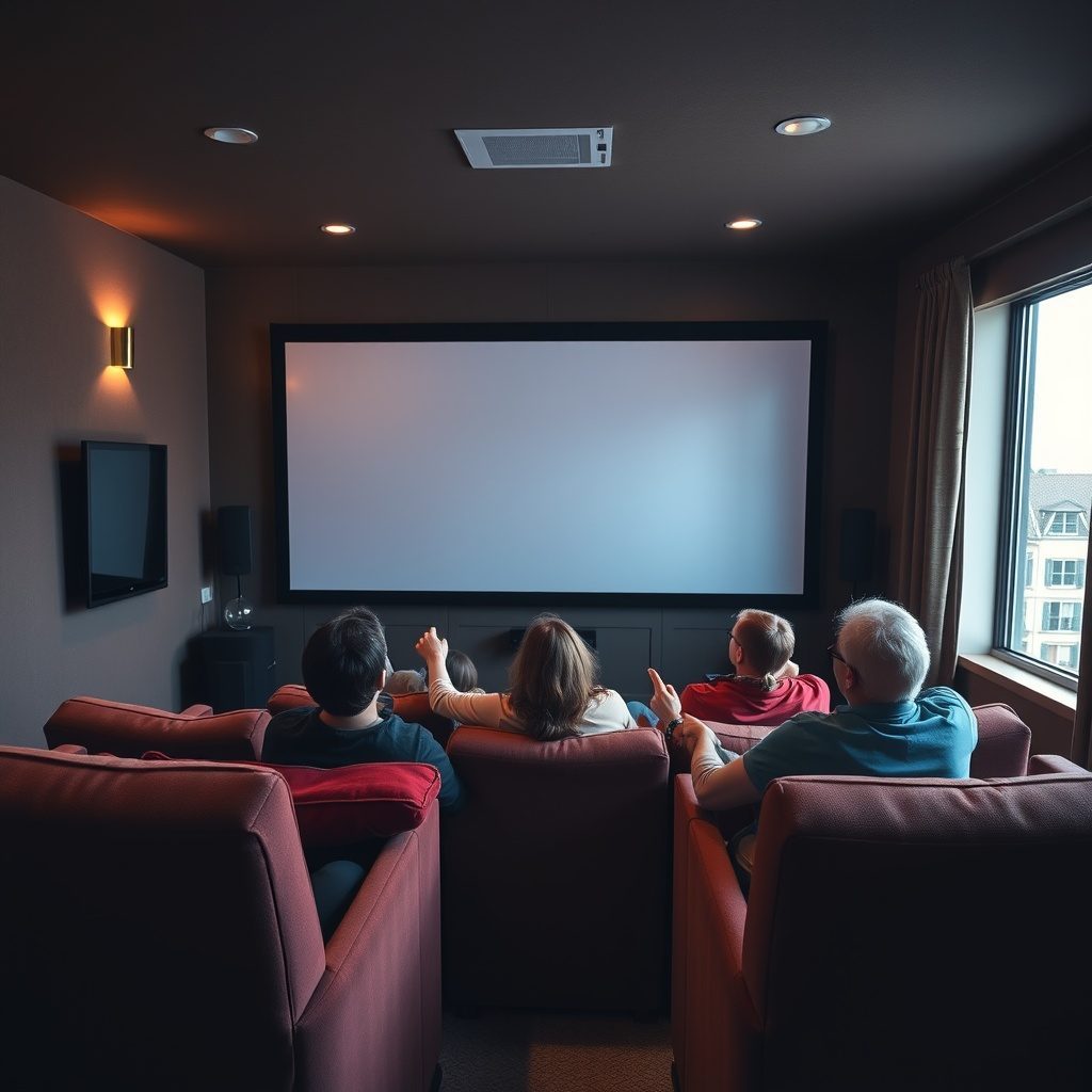 Private cinema experience